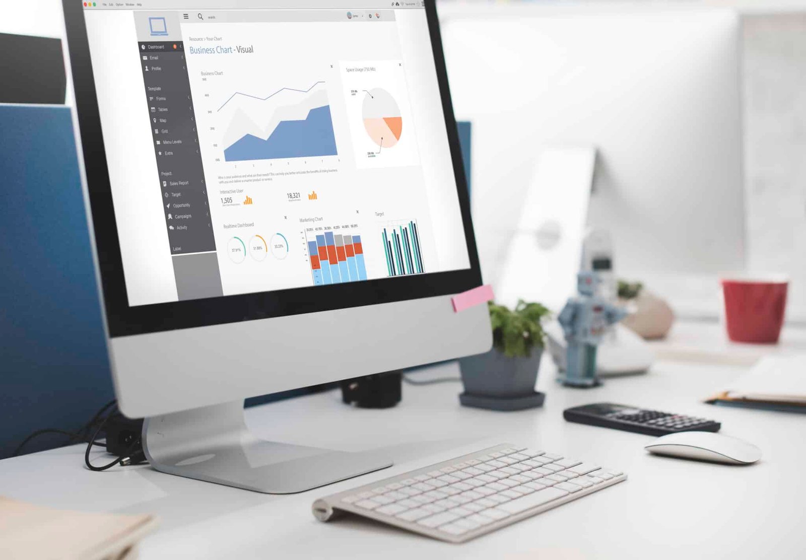 Dashboard d'un site internet à Vénissieux