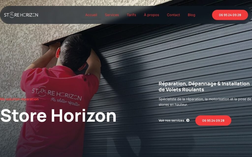 Site web Store Horizon — réalisation FollowDev